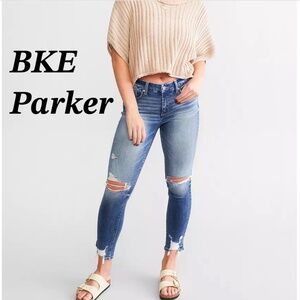 BKE parker high rise ankle skinny size 28